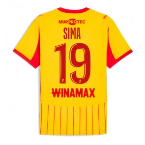 RC Lens Abdallah Sima #19 Primera Equipación 2025-26 Manga Corta RC Lens Abdallah Sima #19 Primera Equipación 2025-26 Manga Corta